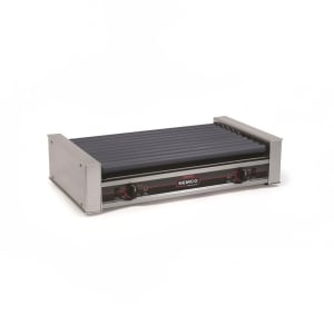 128-8036SX 36 Hot Dog Roller Grill w/ Manual Controls - Flat Top, 120v