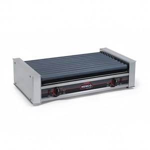 128-8045W220 45 Hot Dog Roller Grill w/ Manual Controls - Flat Top, 220v