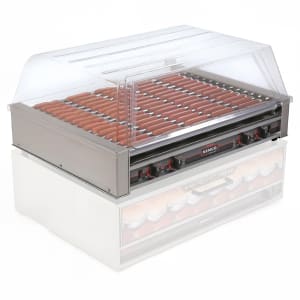 128-8075SX 75 Hot Dog Roller Grill - Flat Top, 120v