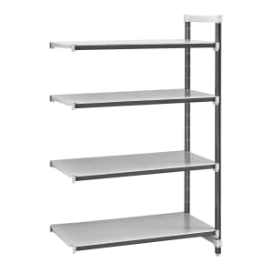 144-EXA214272S4480 Camshelving Elements XTRA Add-On Solid Shelving Unit - 4 Shelves, 42"L x 21"W x 72"H
