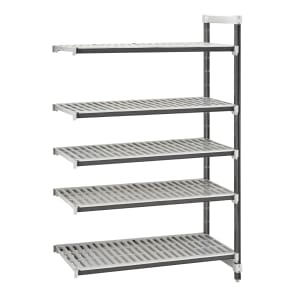 144-EXA214272V5480 Camshelving Elements XTRA Add-On Vented Shelving Unit - 5 Shelves, 42"L x 21"W x 72"H