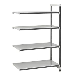 144-EXA214284S4480 Camshelving Elements XTRA Add-On Solid Shelving Unit - 4 Shelves, 42"L x 21"W x 84"H