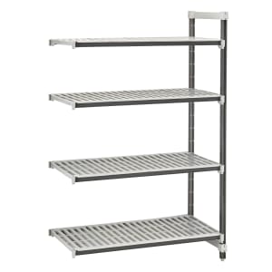 144-EXA215472V4480 Camshelving Elements XTRA Add-On Vented Shelving Unit - 4 Shelves, 54"L x 21"W x 72"H