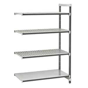 144-EXA214272VS4480 Camshelving Elements XTRA Add-On Vented/Solid Shelving Unit - 4 Shelves, 42"L x 21"W x 72"H