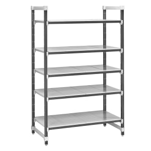 144-EXU216084S5480 Camshelving Elements XTRA Solid Shelving Unit - 5 Shelves, 60"L x 21"W x 84"H