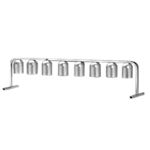 128-60088 8 Bulb Portable Heat Lamp w/ Fixed Arms, Steel/Aluminum, 120v