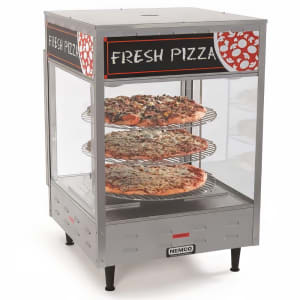 128-64512 22 1/4" Rotating Heated Pizza Merchandiser w/ 3 Levels, 120v