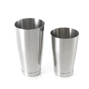 132-M37009 28 oz & 18 oz Stainless Bar Cocktail Shaker Set