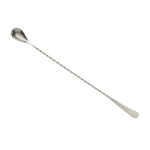 132-M37010 13 3/16" Japanese Style Bar Spoon, Stainless 