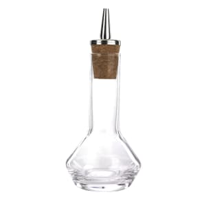 132-M37070 1 7/10 oz Bitters Bottle w/ Stainless/Cork Dasher