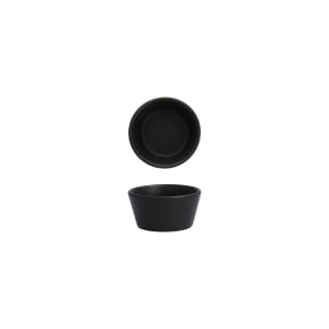 511-3300073BK 3 1/5 oz Round Paleo Nivo Bowl - China, Flint
