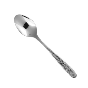 511-DVMETD700004 6 3/10" Apollo Large Tea/Coffee Spoon with 18/0 Stainless Grade, Hammered Pattern