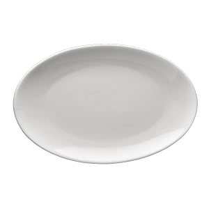 511-TC7200DV48 12 1/2" x 8 1/2" Oval Coupe du Jour Platter - China, White