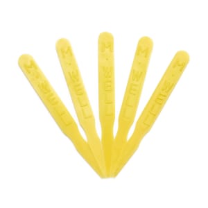 Royal Medium Well Steak Markers - Case Of 5000 Brown Food Safe Plastic Doneness Indicators