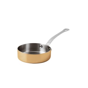 095-1561412 11 3/4 oz Aluminum/Copper/Stainless Steel Mini Fry Pan Ramekin