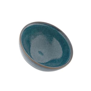 893-BCBLRP61 6 oz Round Snack Bowl - Ceramic, Sapphire Ripple