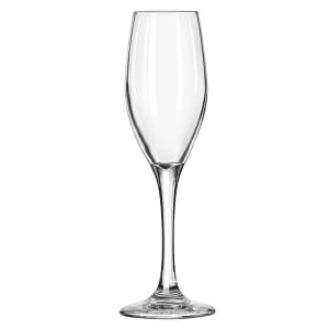 634-3096 5 3/4 oz Perception OnePiece Champagne Flute Glass - Safedge Rim & Foot
