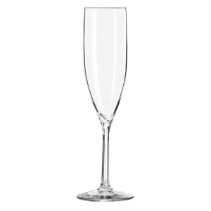 634-8995 6 oz Domaine Champagne Flute Glass - Safedge Rim Guarantee