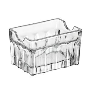 634-5258 Rectangular Sugar Caddy - Glass, Clear