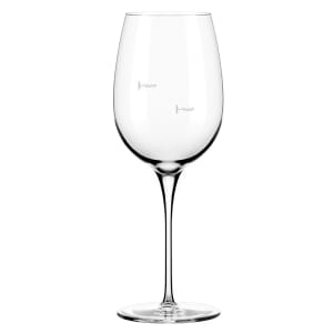 634-9123U223A 16 oz Wine Glass w/ Corkscrew Markings & Pour Control - Reserve by Libbey