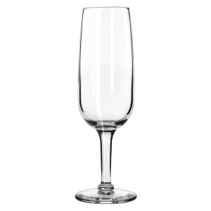 634-8495 6 1/4 oz Citation Champagne Flute Glass - Safedge Rim Guarantee