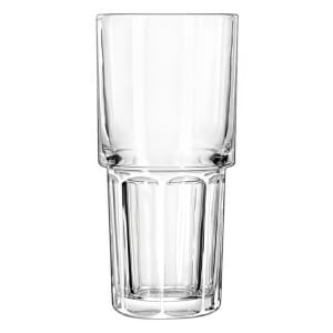 634-15651 16 oz DuraTuff Gibraltar Stackable Casual Cooler Glass