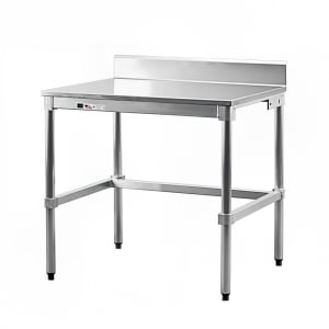 098-24US84KD Undershelf for Work Table w/ Knock Down Frame, 84" x 24", Aluminum