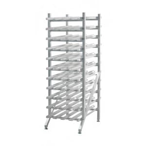 098-1251 66"H Stationary Can Rack w/ (352) #2 1/2 or (484) #303 Capacity, Adjustable Feet