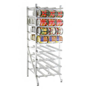 098-1250 71"H Stationary Can Rack w/ (162) #10 or (216) #5 Capacity, Adjustable Feet