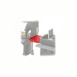 144-VCSCNL158 27" Straight Connector for Versa Cart, Red