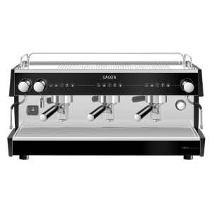 102-VETRO3GSTDB Semi Automatic Espresso Machine w/ (3) Groups, (2) Steam Valves, & (1) Hot Water Valve - 220v/1ph