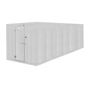 378-10X12X77COMBO1 Indoor Walk-In Refrigerator/Freezer Combination w/ Remote Compressor - 10&#039...