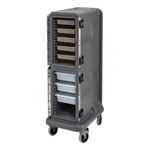 144-PCU1000HP615 Pro Cart Ultra™ Hot Insulated Food Carrier w/ (10) Pan Capacity, Charcoal Gray, 115v