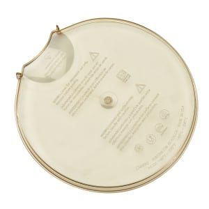 144-MCCH150 Cover for 2 qt & 4 qt High Heat Measuring Cups - Plastic, Amber