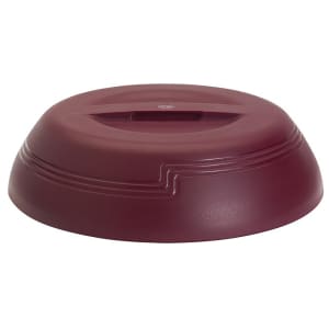 144-MDSLD9487 10" Shoreline Collection Plastic Dome Cover - Cranberry