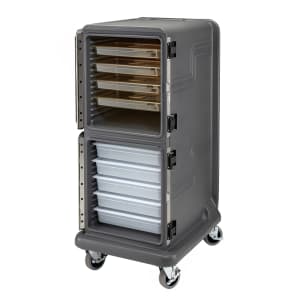 144-PCU2000HP615 Pro Cart Ultra™ Hot Insulated Food Carrier w/ (20) Pan Capacity, Charcoal Gray, 115v