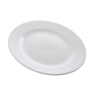893-WHCP111 11" Round Classic Plate - Ceramic, White