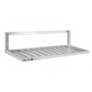 098-97286 T-Bar Wall Mounted Shelf, 48"W x 20"D, Aluminum