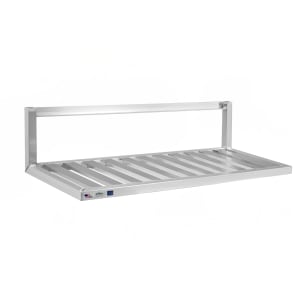 098-97287 T-Bar Wall Mounted Shelf, 60"W x 20"D, Aluminum