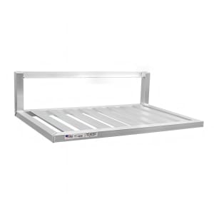 098-97285 T-Bar Wall Mounted Shelf, 36"W x 20"D, Aluminum