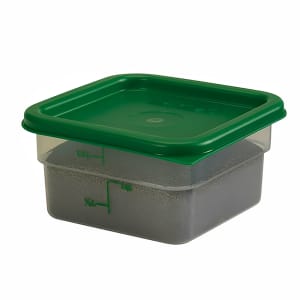 144-2SFSPP190 2 qt Square Food Storage Container - CamSquare®, Translucent