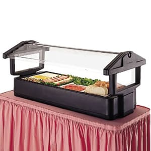 144-6FBRTT110 62 7/8" Cold Food Bar - (5) Pan Capacity, Table Top, Black