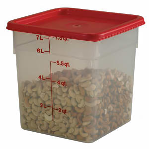 144-8SFSPP190 8 qt Square Food Storage Container - CamSquare®, Translucent