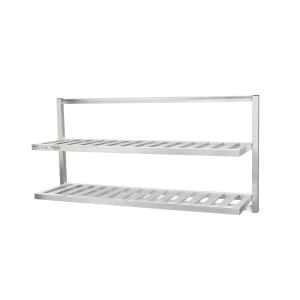 098-98142 T-Bar Wall Mounted Shelf, 60"W x 16"D, Aluminum