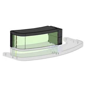 144-CVC75DCE12110 12"H Merchandising Display Extender for CVC75, Black