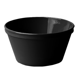 144-35CW110 8 2/5 oz Round Camwear Bouillon Cup - Black