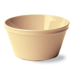 144-35CW133 3 15/16" Round Bouillon Cup w/ 8 2/5 oz Capacity, Polycarbonate, Beige