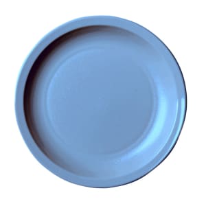 144-55CWNR401 5 1/2" Round Plastic Plate, Slate Blue