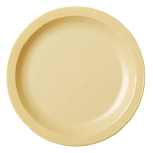 144-65CWNR133 6 9/16" Round Plastic Plate, Beige