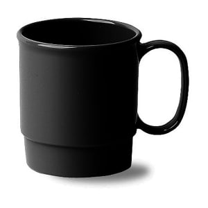 144-75CW110 7 1/2 oz Plastic Cup, Black